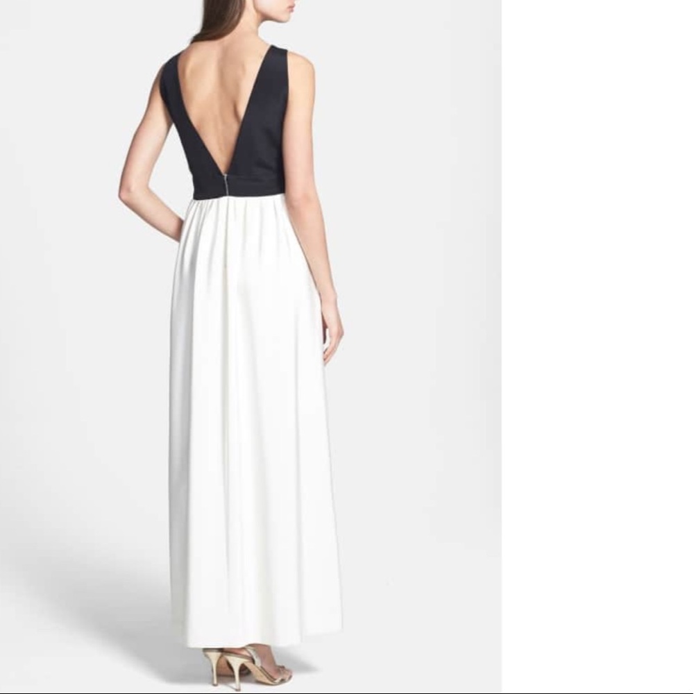 Jill Stuart Sleeveless Black & White Gown - Picture 3 of 7
